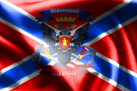 Das Novorossiya Flag Wallpaper 480x320