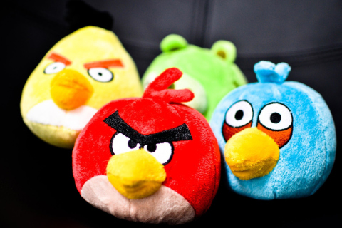 Screenshot №1 pro téma Angry Birds Toy 480x320