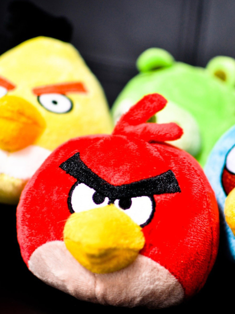 Sfondi Angry Birds Toy 480x640