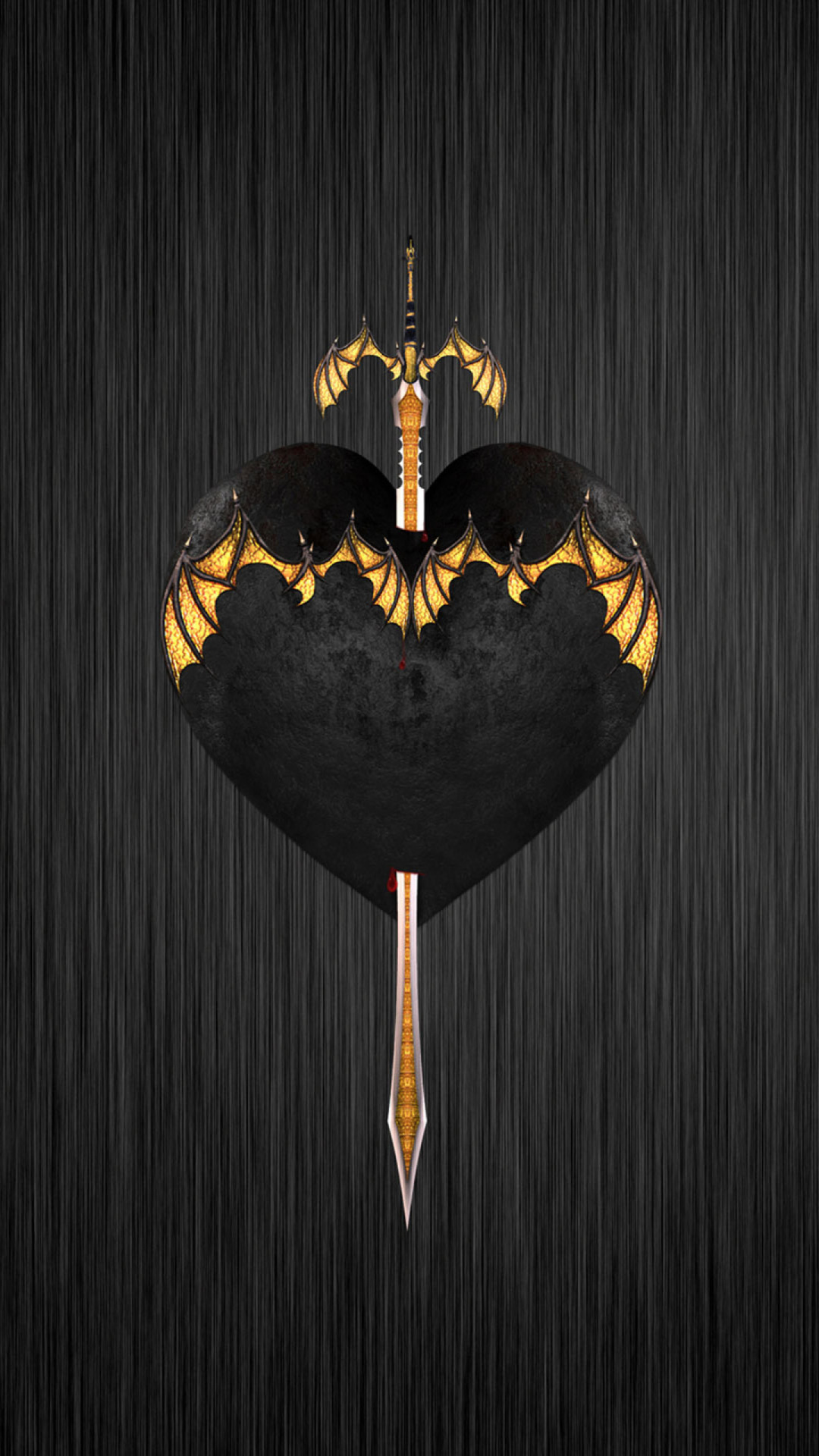 Sfondi Sword In Heart 1080x1920