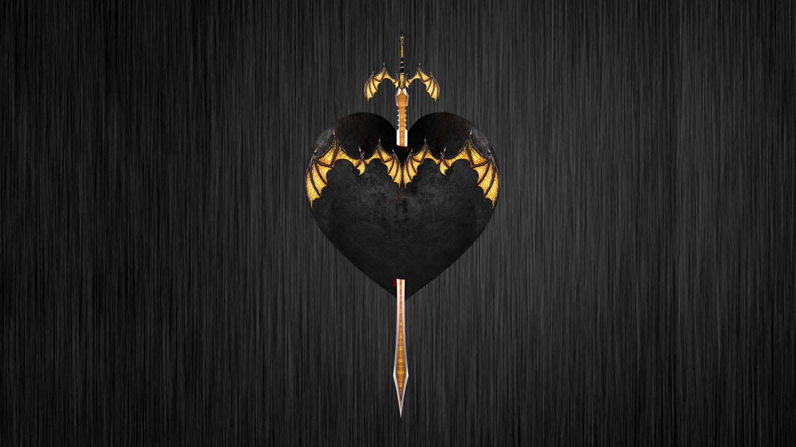 Sword In Heart wallpaper 1600x900