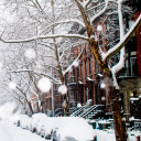 Winter On New York Streets screenshot #1 128x128