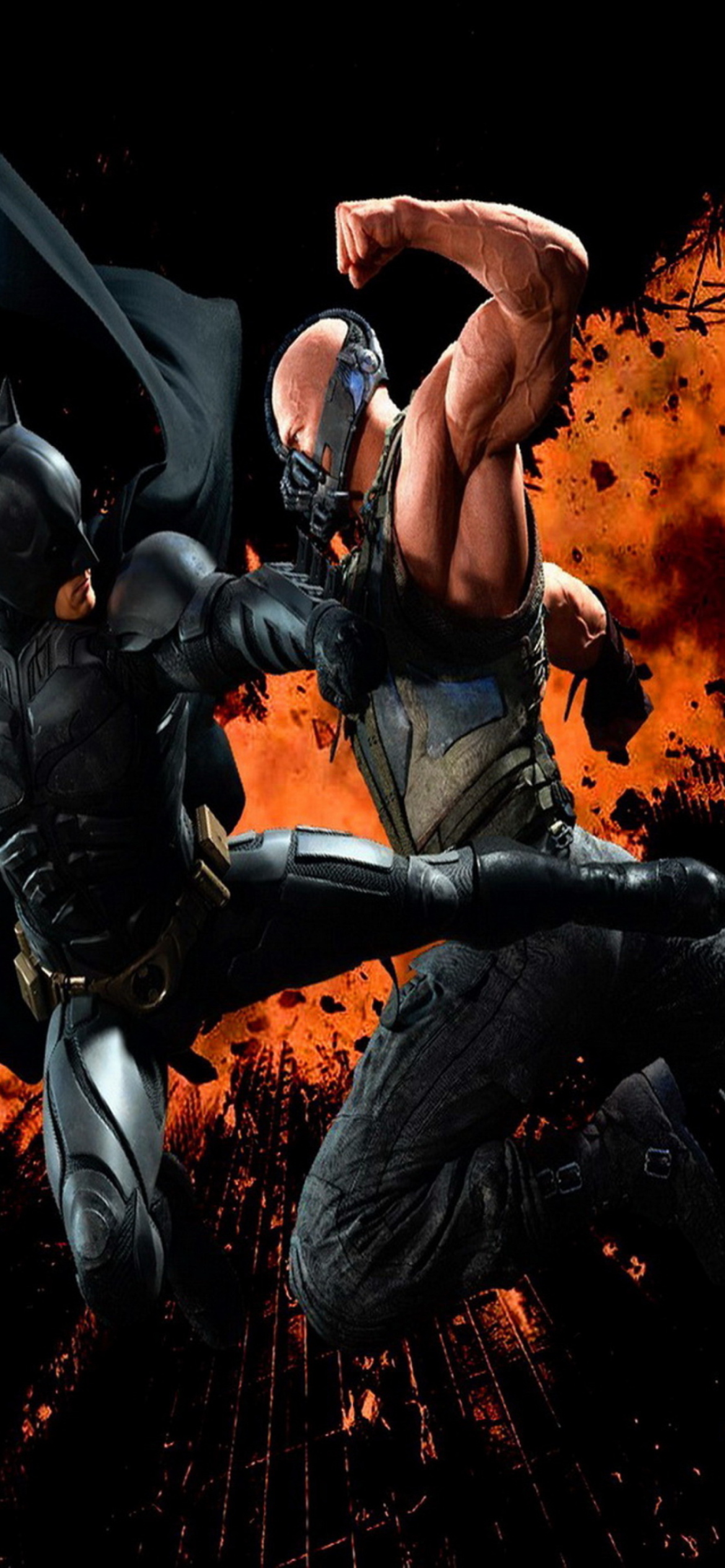 Batman VS Bane Wallpaper for iPhone 11