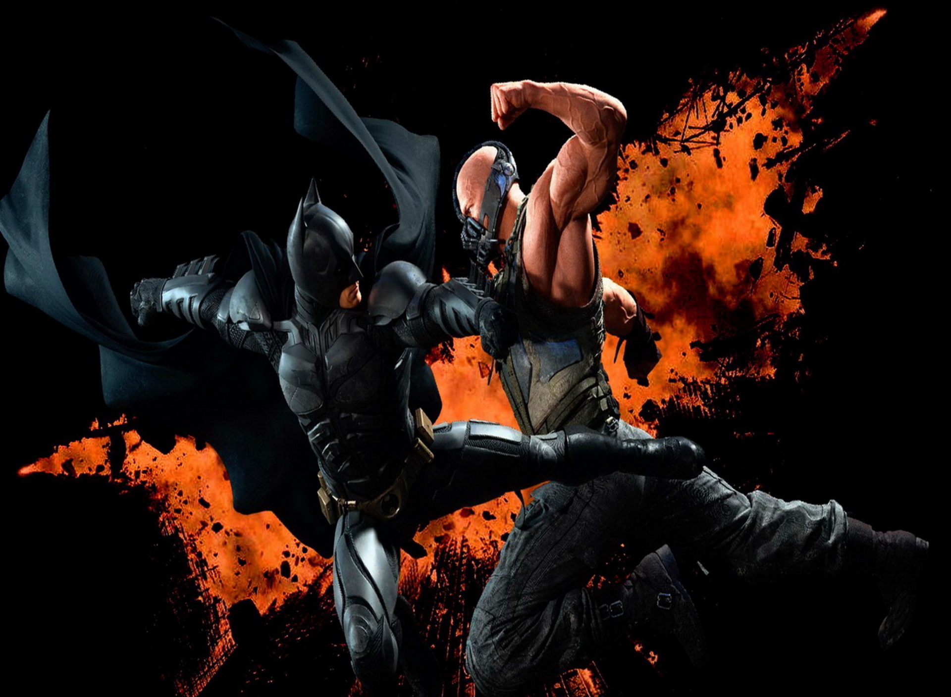 Das Batman VS Bane Wallpaper 1920x1408