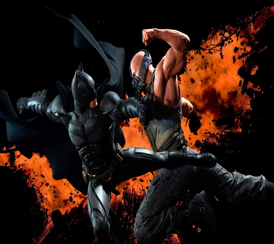 Batman VS Bane wallpaper 960x854