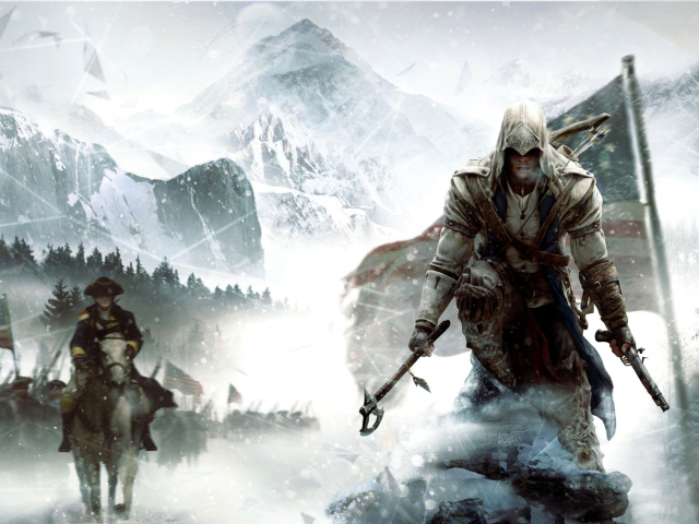 Das Assassins Creed III Wallpaper 640x480