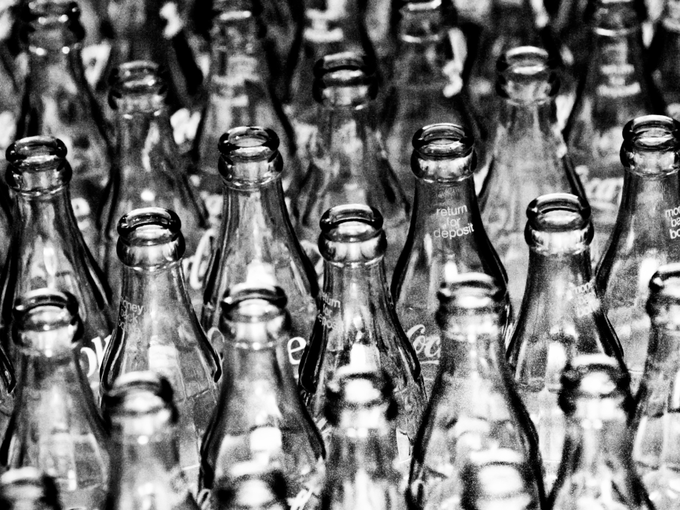 Das Coca Cola Bottles Wallpaper 1400x1050