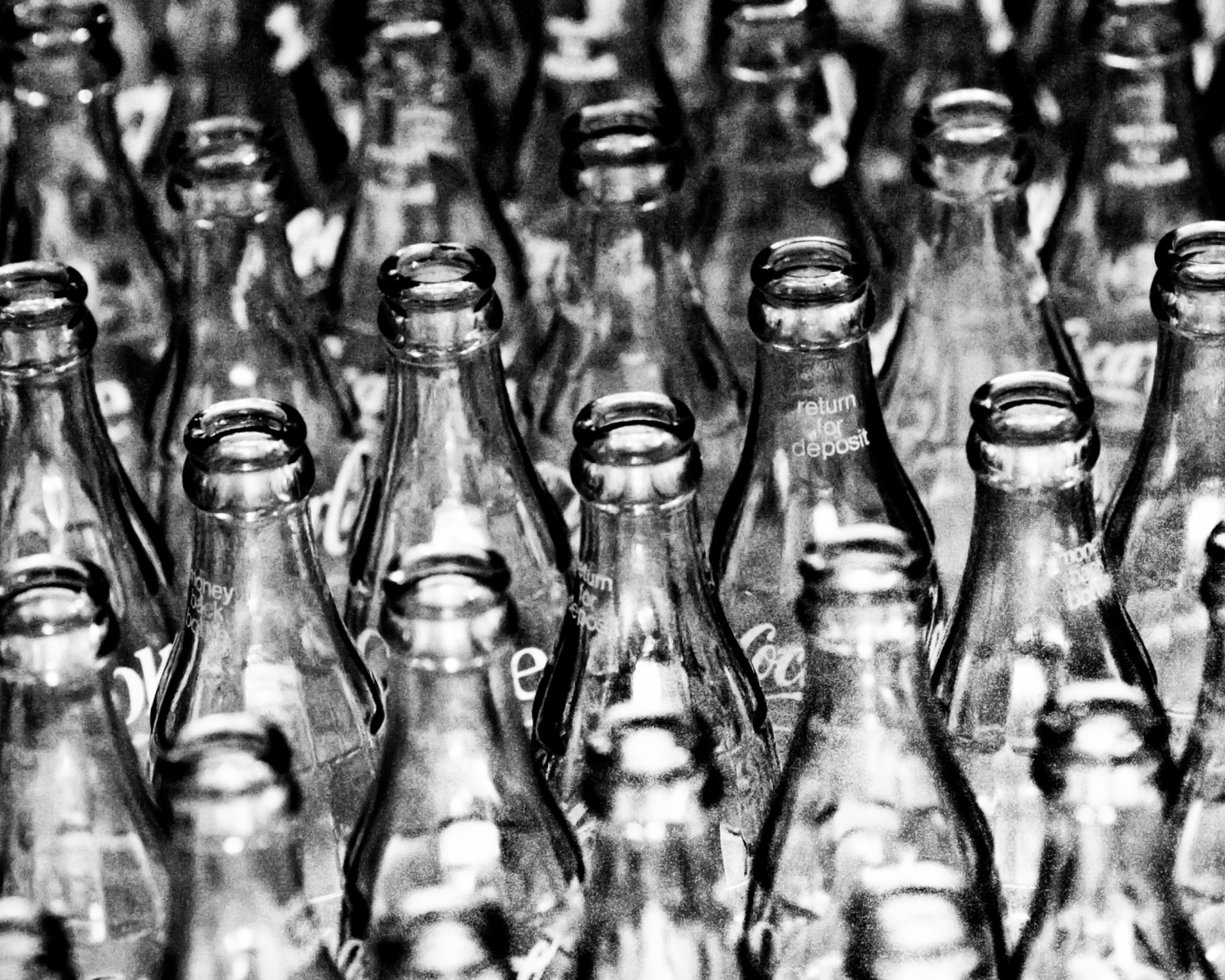 Fondo de pantalla Coca Cola Bottles 1600x1280