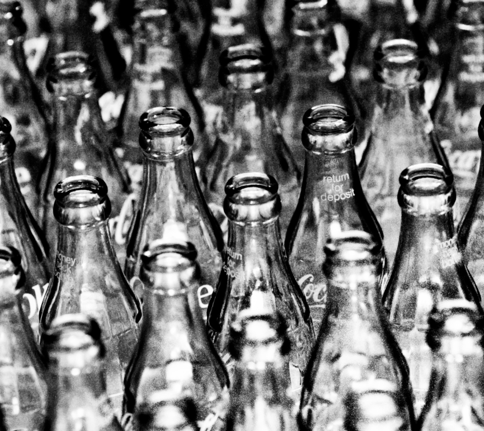 Das Coca Cola Bottles Wallpaper 960x854