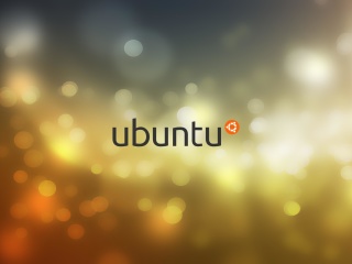 Ubuntu OS wallpaper 320x240