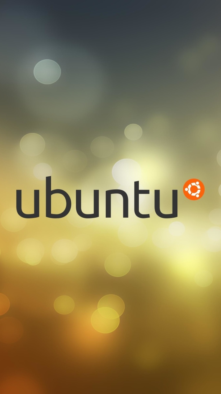 Обои Ubuntu OS 750x1334