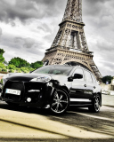 Screenshot №1 pro téma Porsche Cayenne In Paris 128x160