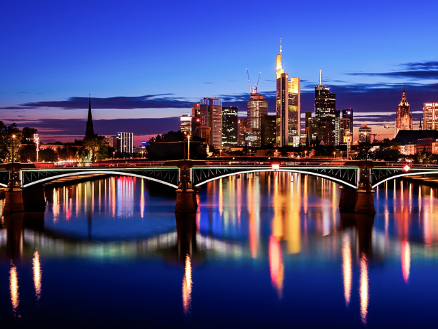 Deutschland, Frankfurt am Main wallpaper 640x480