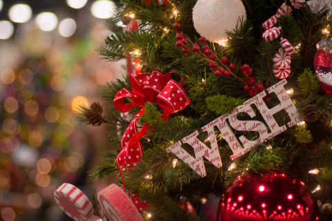 Das Best Christmas Wishes Wallpaper 480x320