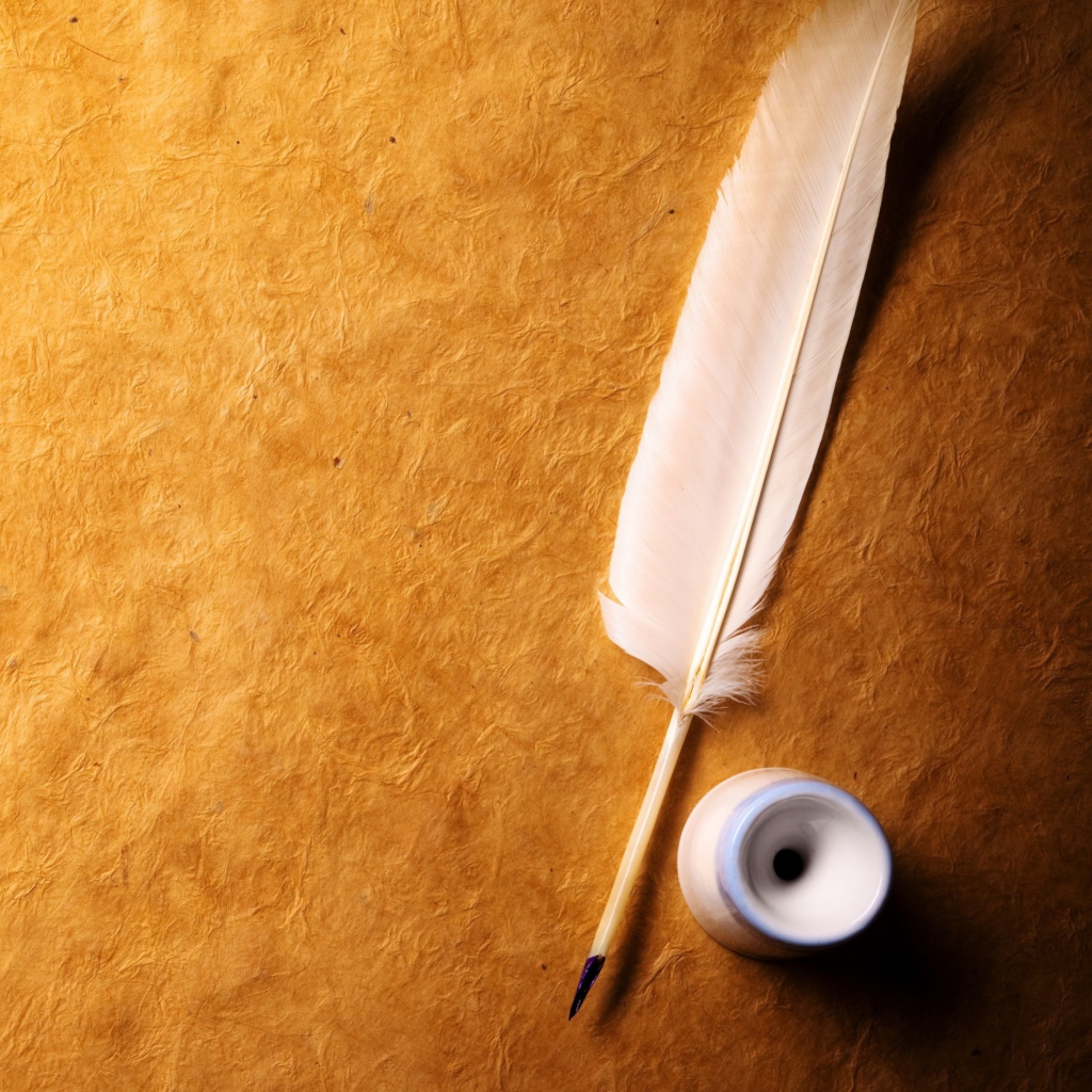 Feather And Ink wallpaper 1024x1024