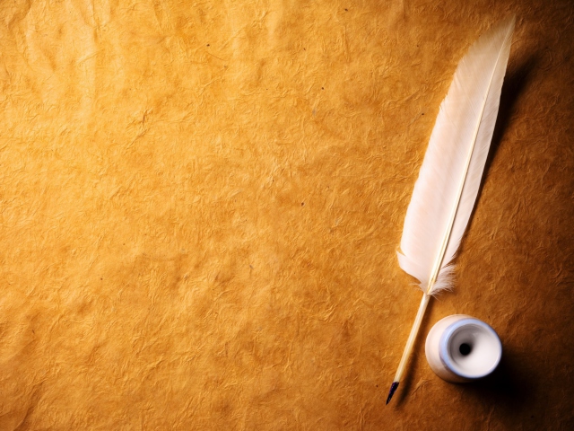 Feather And Ink wallpaper 640x480