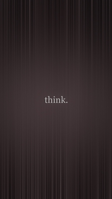 Fondo de pantalla Think 360x640