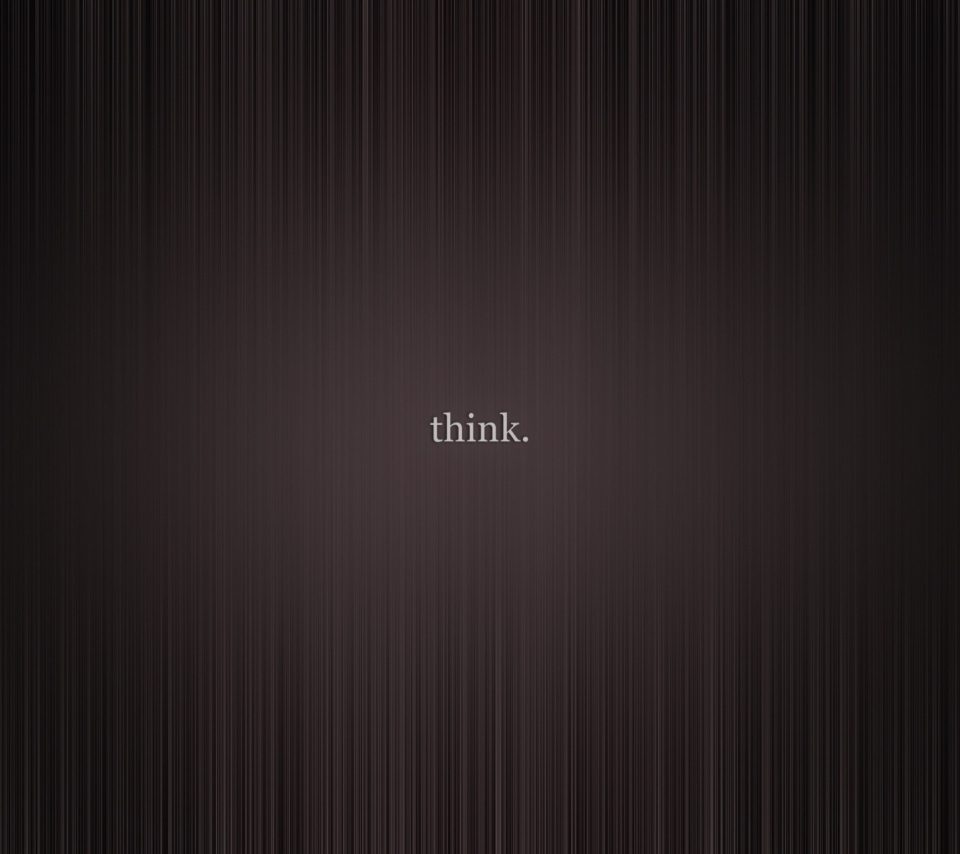 Think wallpaper 960x854