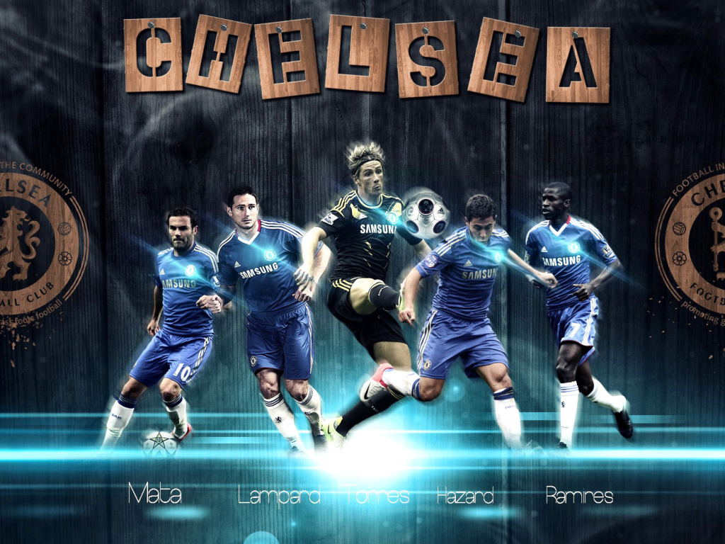 Обои Chelsea, FIFA 15 Team 1024x768