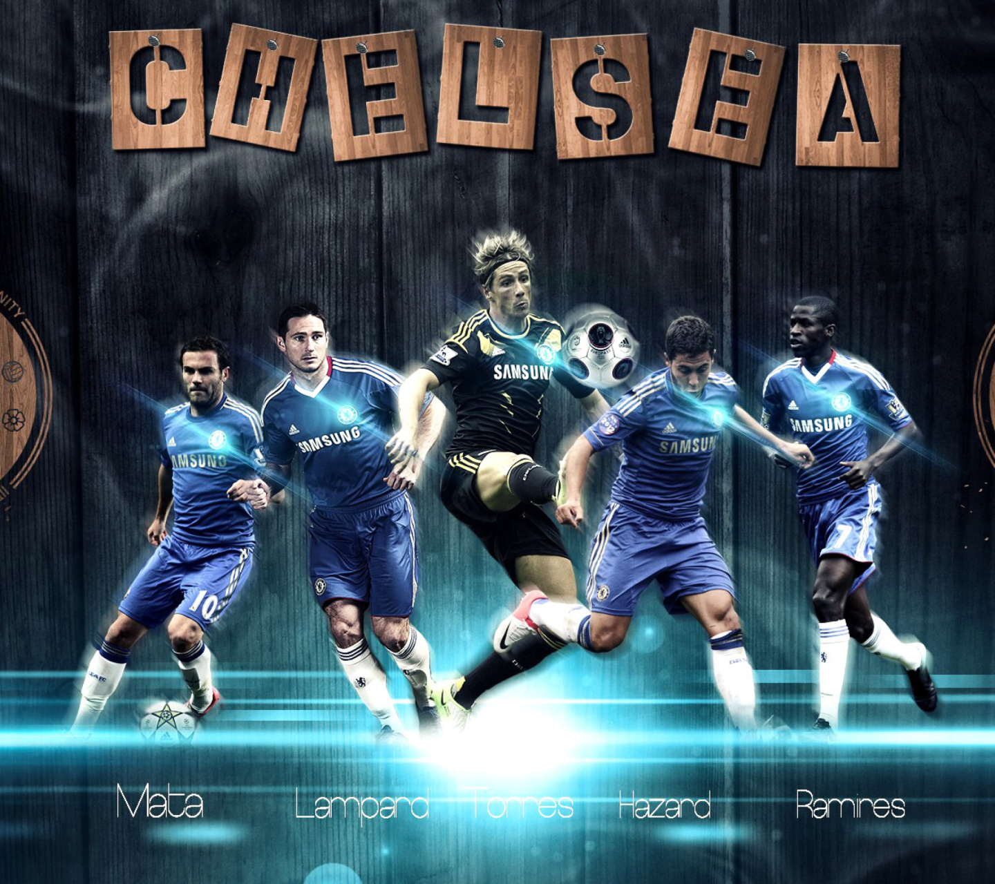 Обои Chelsea, FIFA 15 Team 1440x1280