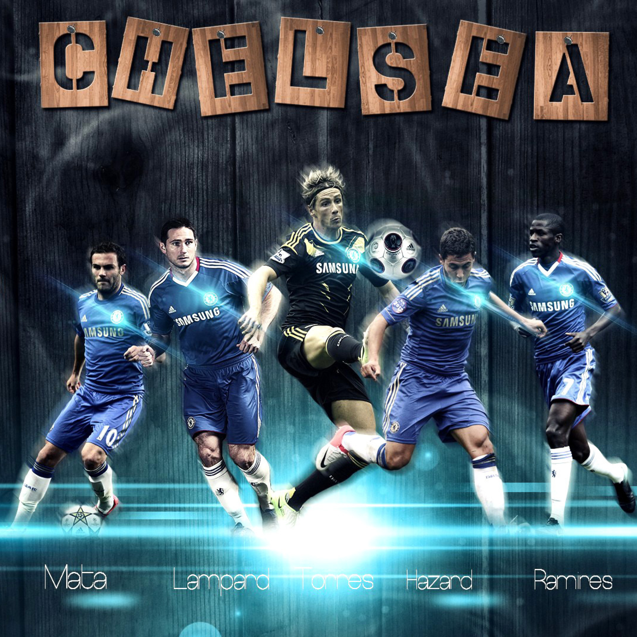 Sfondi Chelsea, FIFA 15 Team 2048x2048