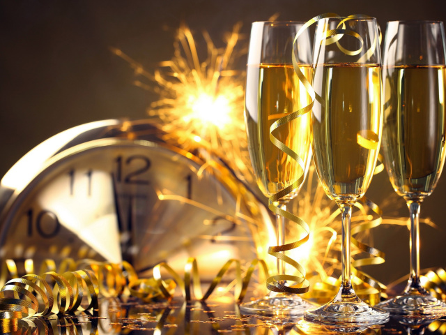 Das Happy New Year Countdown Wallpaper 640x480