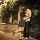 Couple Kiss wallpaper 128x128