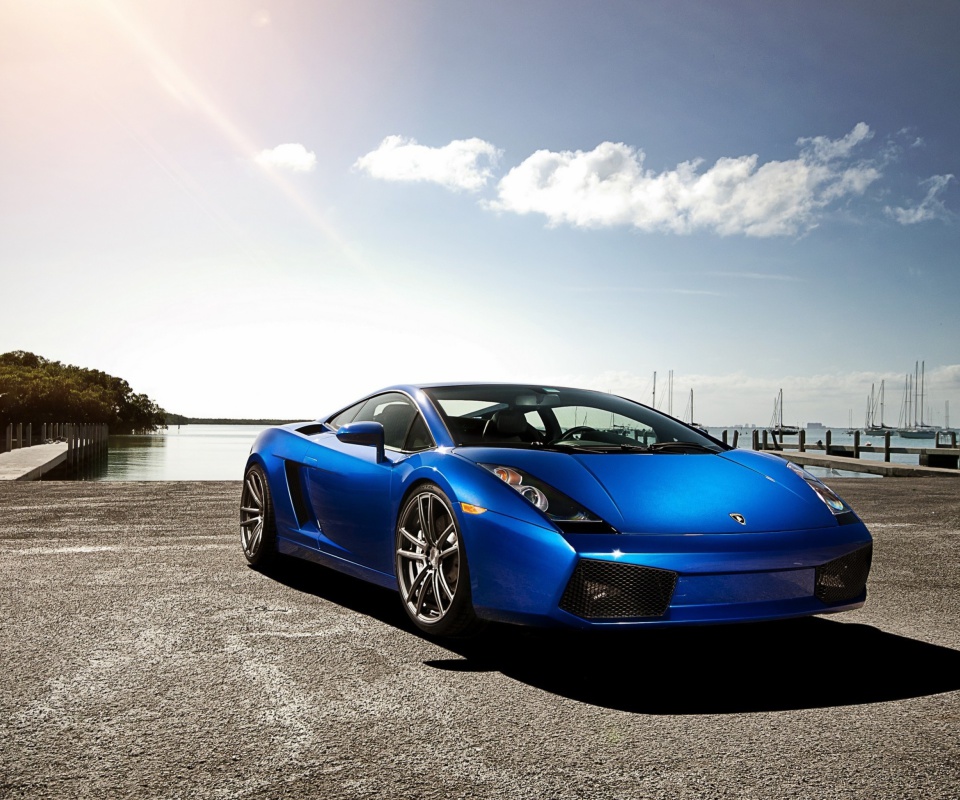 Das Lamborghini Gallardo Supercar Wallpaper 960x800