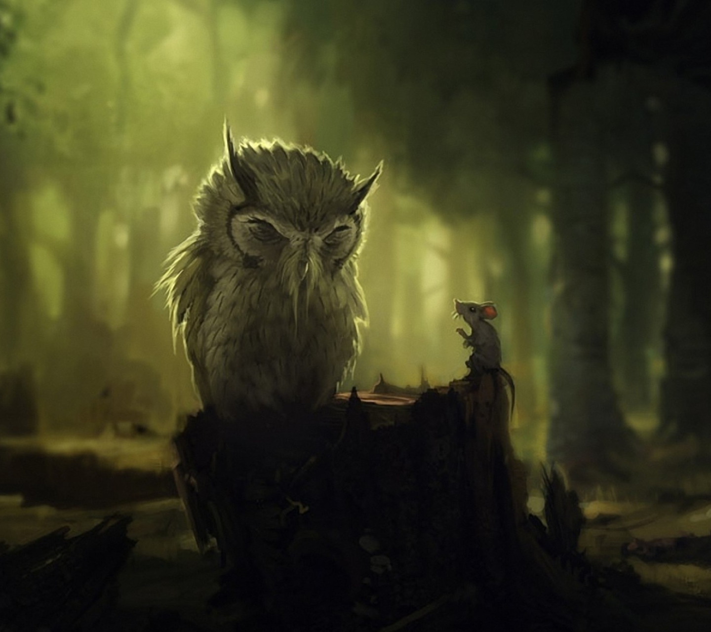 Screenshot №1 pro téma Wise Owl 1440x1280