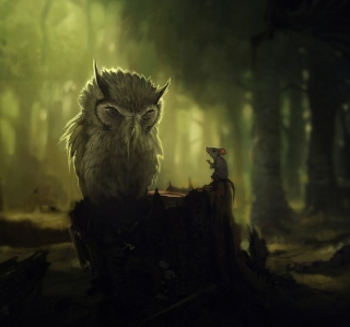 Wise Owl sfondi gratuiti per iPad mini