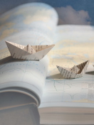 Das Paper Ships Wallpaper 132x176