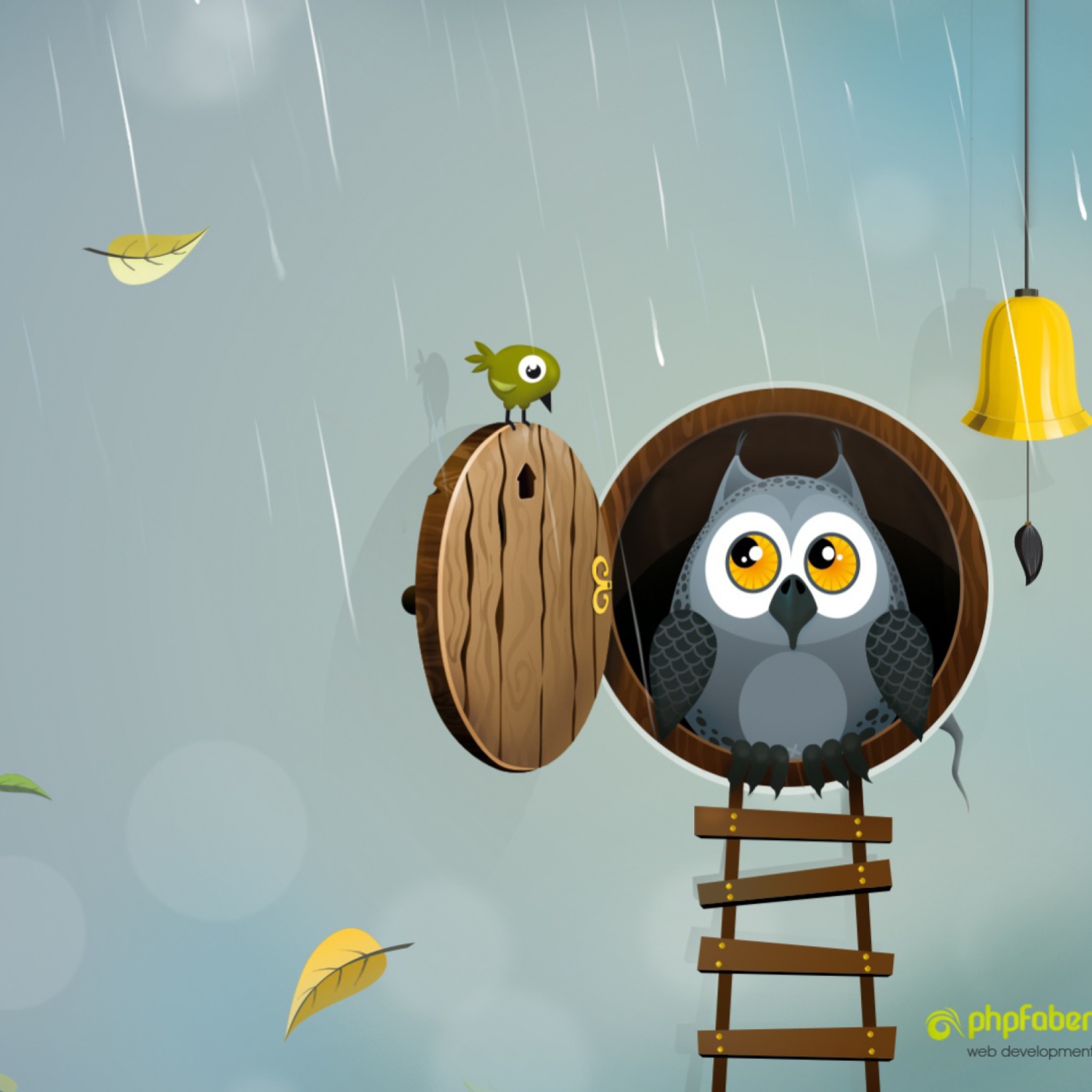 Screenshot №1 pro téma Autumn Owl 2048x2048