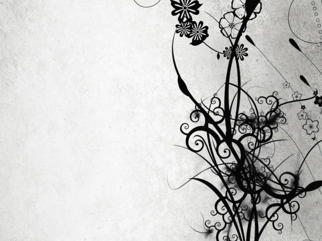 Fondo de pantalla Monochrome Art 640x480