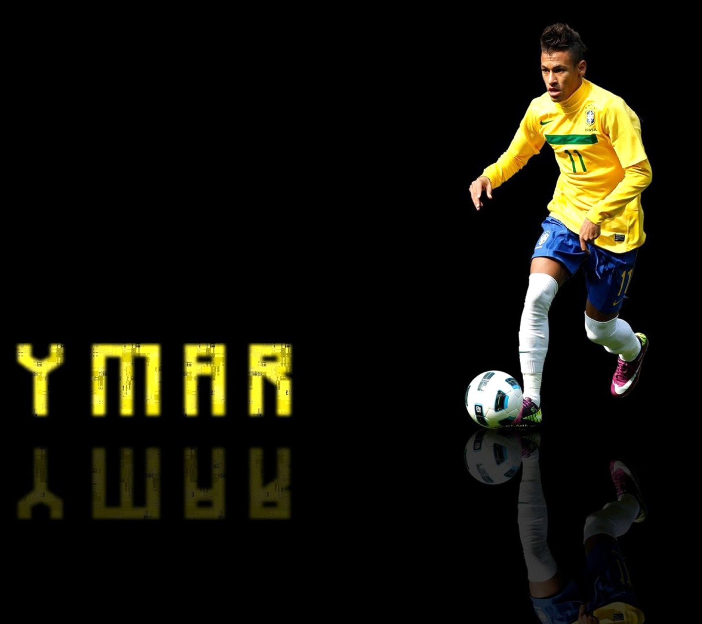 Das Neymar Brazilian Professional Footballer Wallpaper 1440x1280