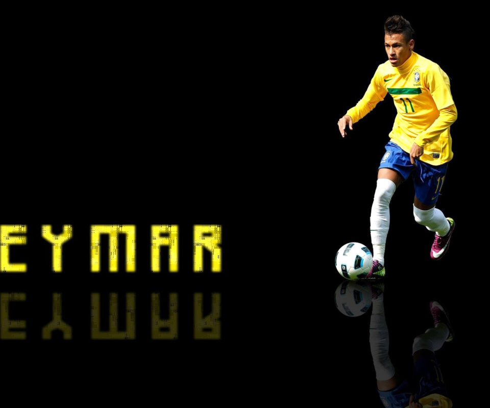 Das Neymar Brazilian Professional Footballer Wallpaper 960x800