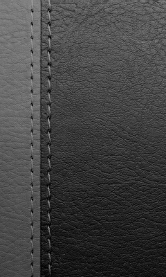 Das Black Leather Wallpaper 240x400