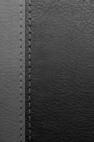 Das Black Leather Wallpaper 320x480