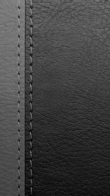 Das Black Leather Wallpaper 360x640