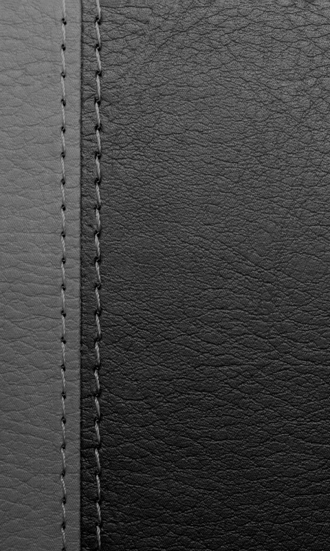Обои Black Leather 480x800