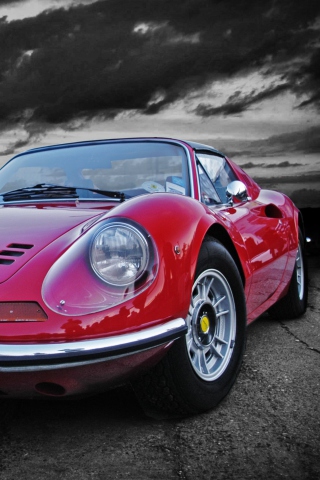 Screenshot №1 pro téma Ferrari 250 GTO 320x480