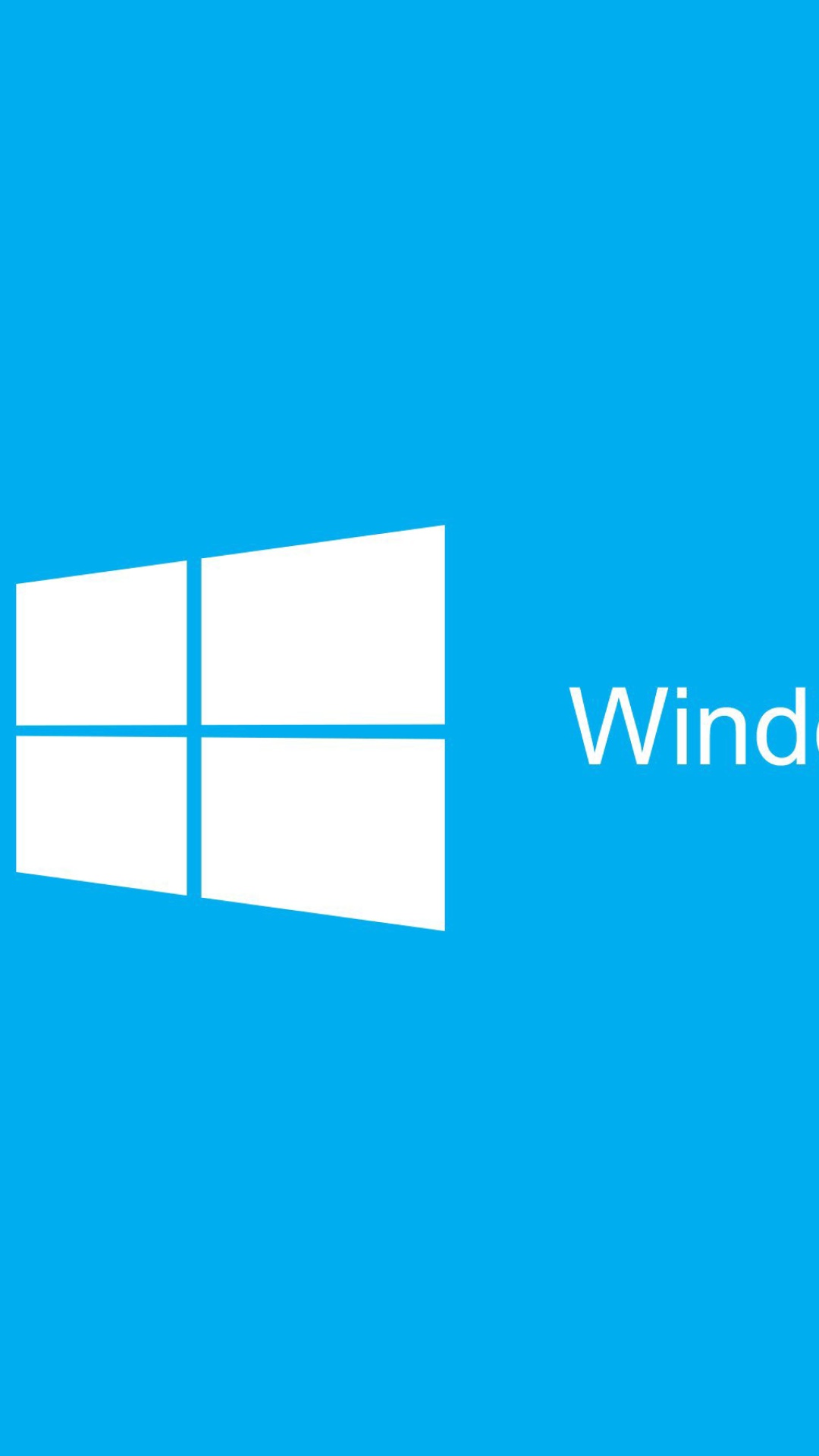 Blue Windows 10 HD screenshot #1 1080x1920
