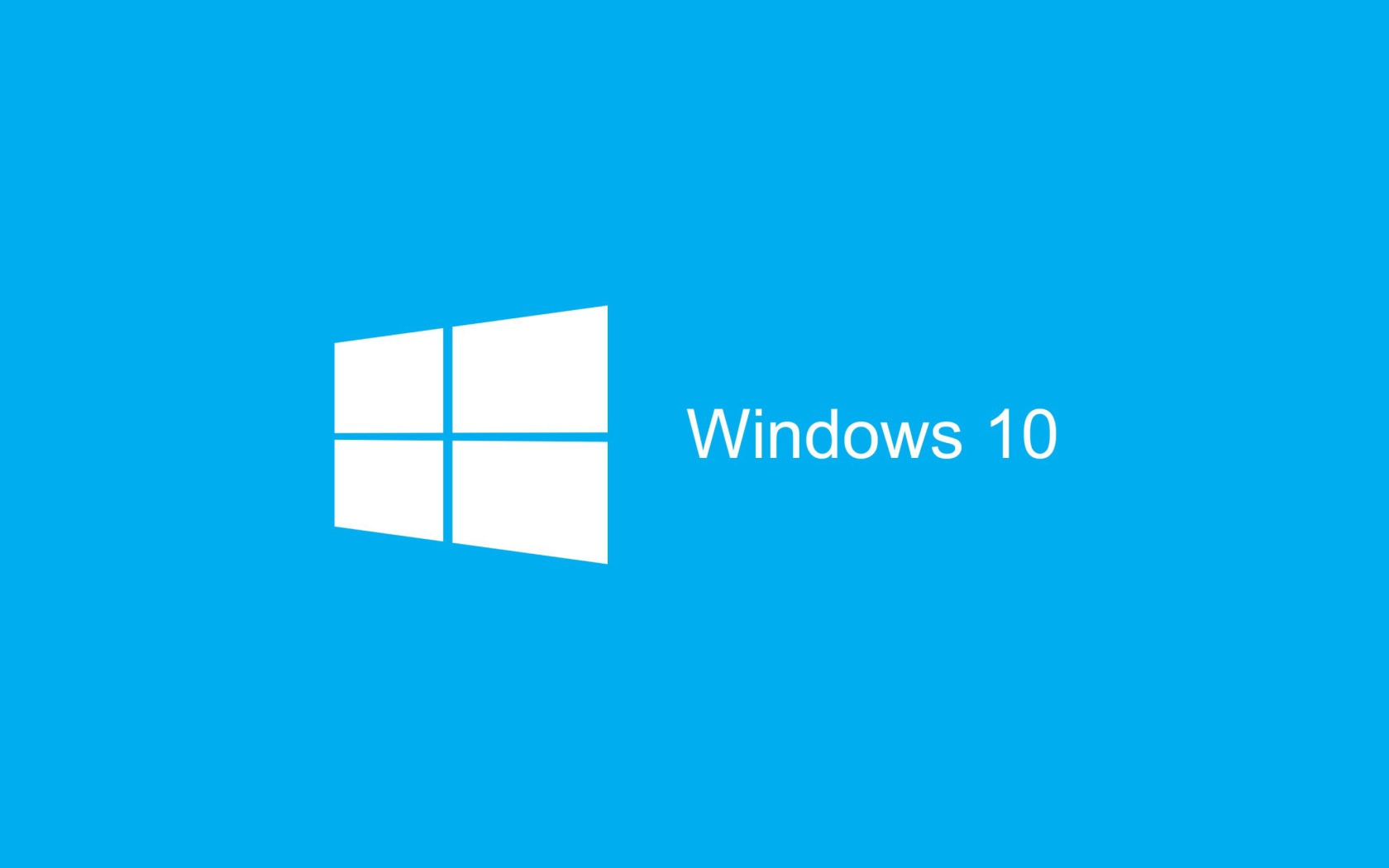 Blue Windows 10 HD wallpaper 1680x1050