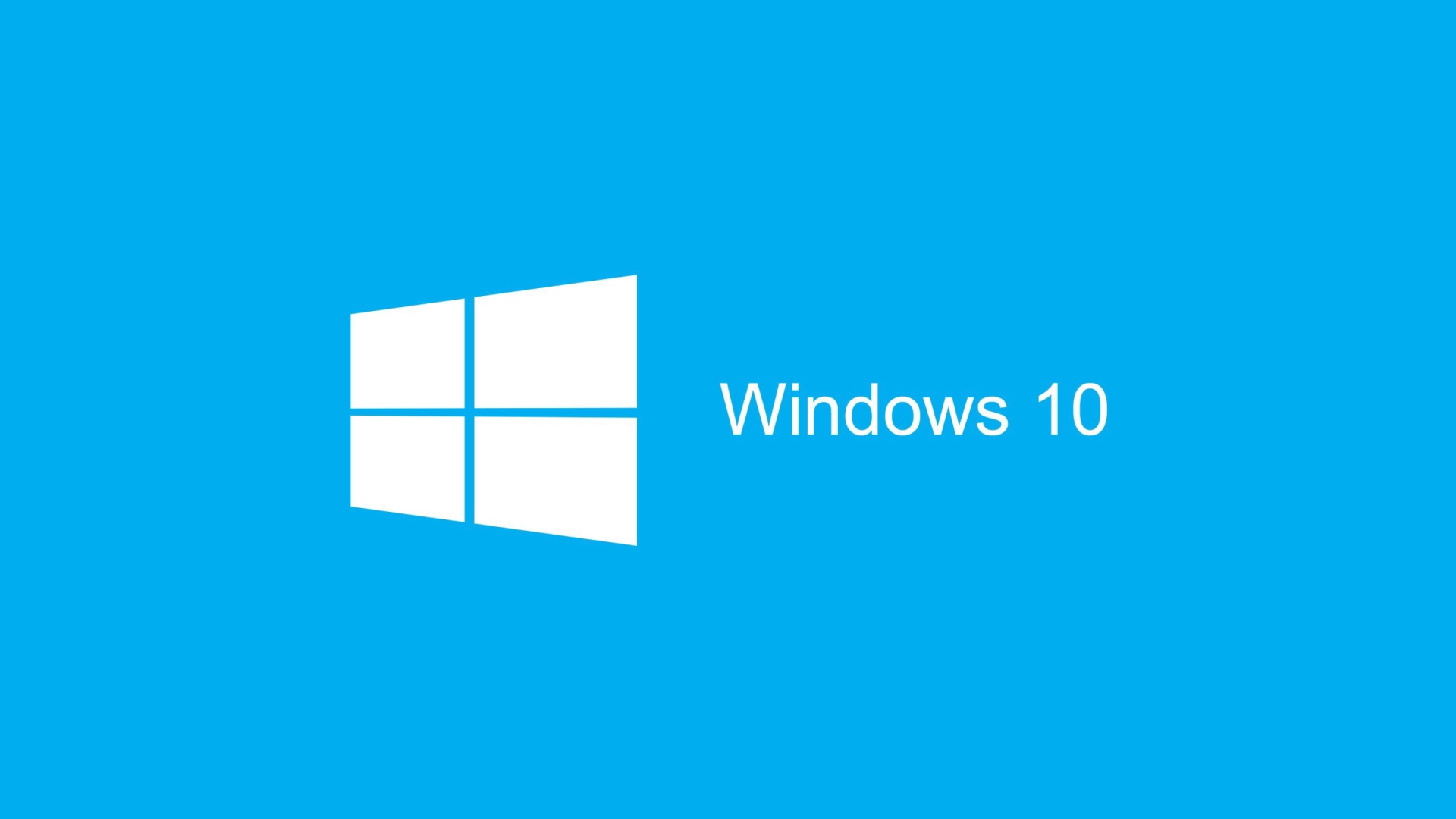 Blue Windows 10 HD screenshot #1 1920x1080