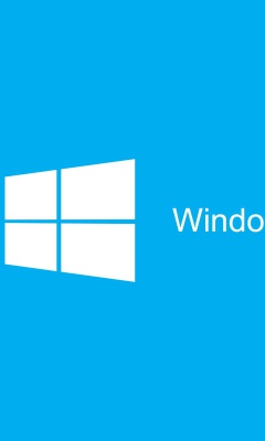 Blue Windows 10 HD screenshot #1 240x400