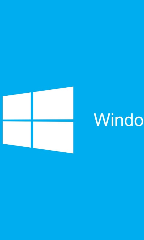 Das Blue Windows 10 HD Wallpaper 480x800