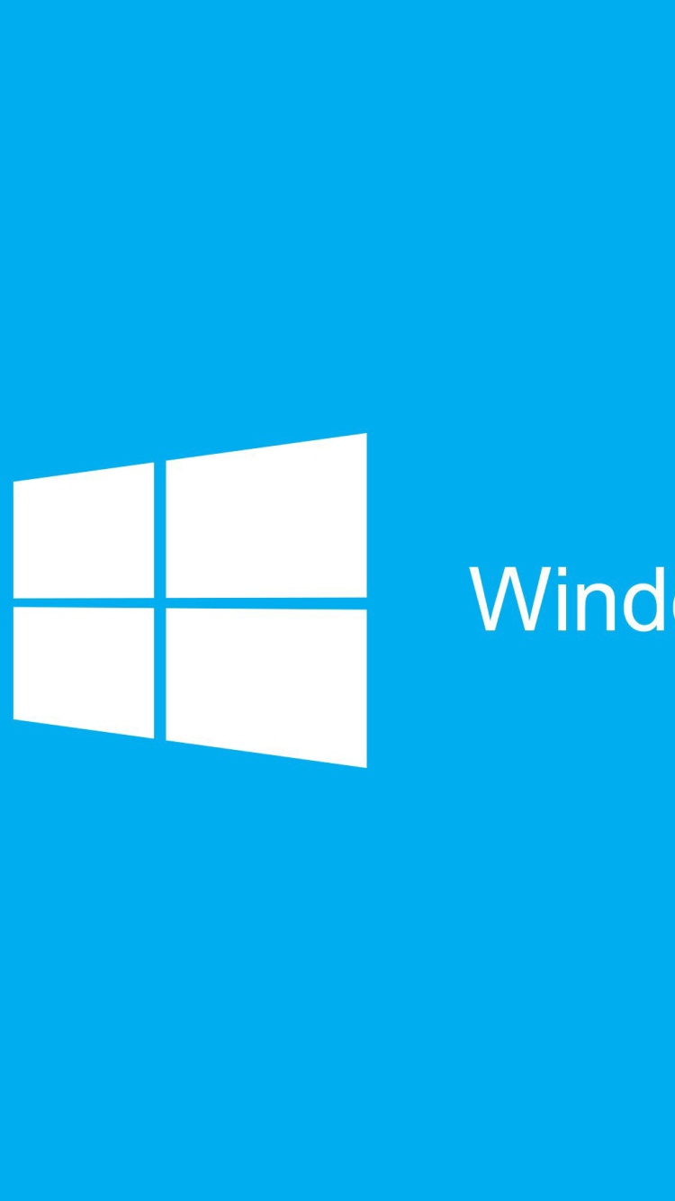Blue Windows 10 HD screenshot #1 750x1334
