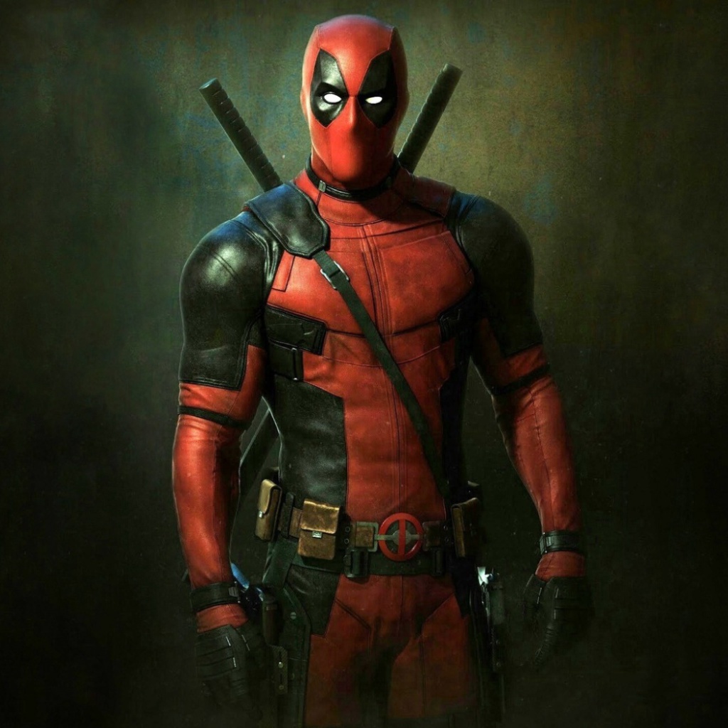 Ryan Reynolds as Deadpool wallpaper 1024x1024