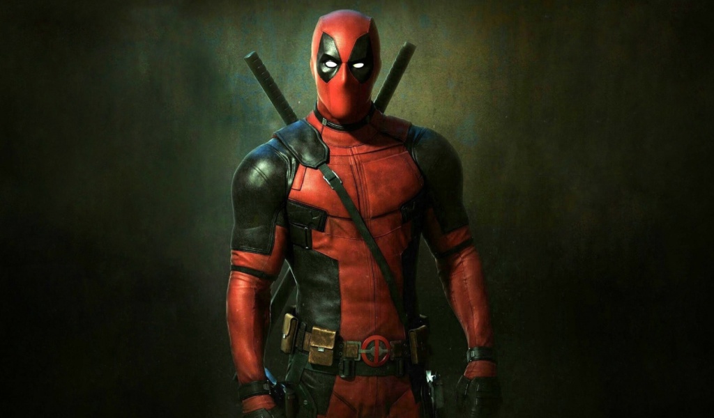 Ryan Reynolds as Deadpool wallpaper 1024x600