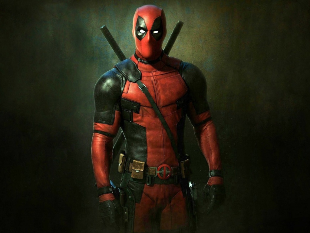 Ryan Reynolds as Deadpool wallpaper 1024x768