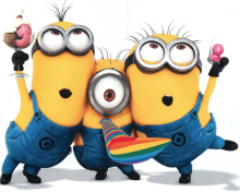 Das Minions - Despicable Me 2 Wallpaper 220x176